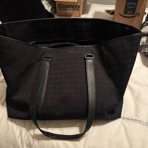 Coach Black canvas Tote